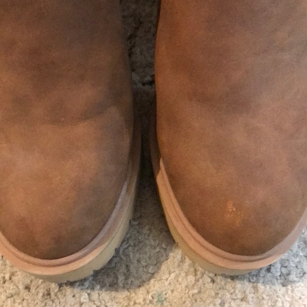 Dolce Vita Brown Suede Block Heel Ankle Boots - Picture 9 of 9